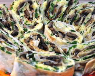 Лаваш с овощами