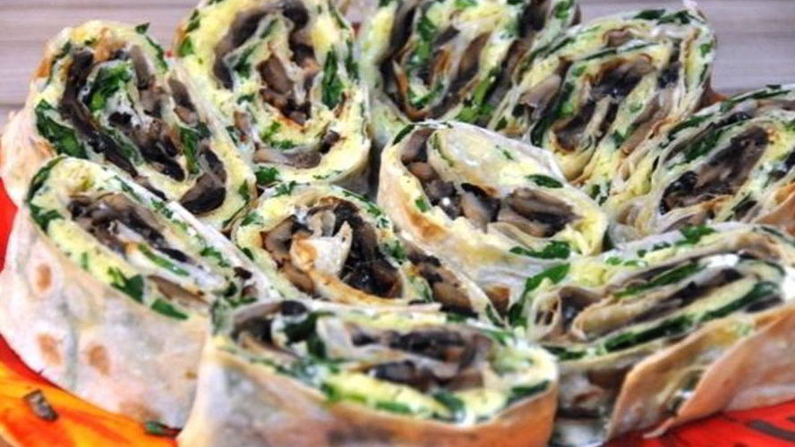 Рецепт лаваша с овощами