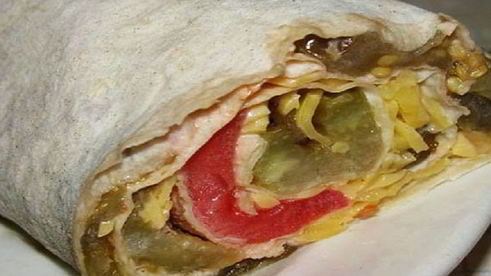 лаваш с овощами