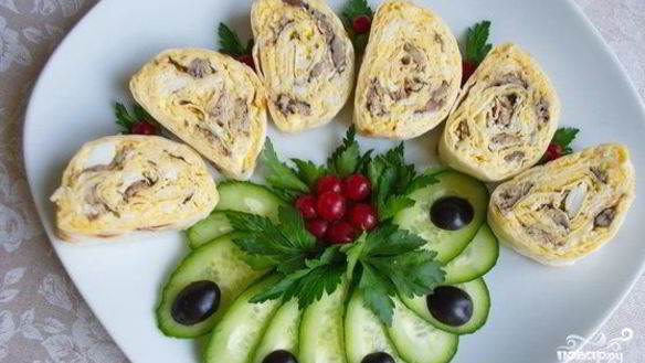 Рецепт Лаваша со шпротами