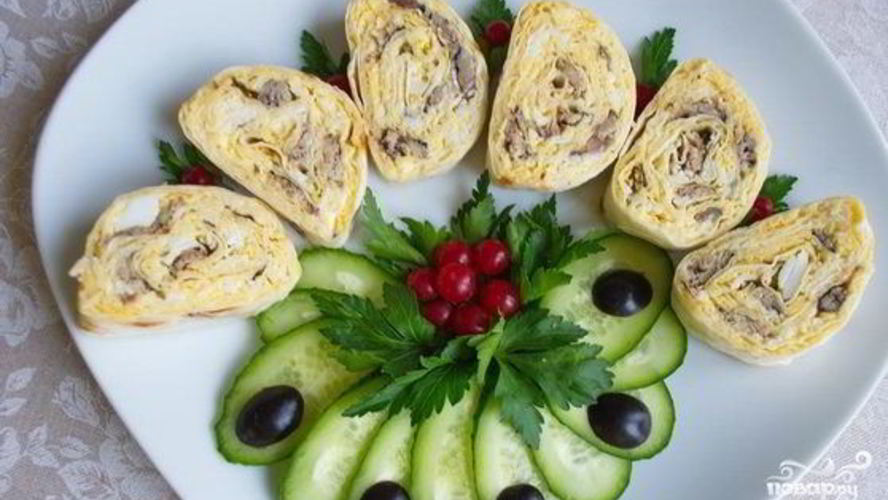 Рецепт лаваша со шпротами