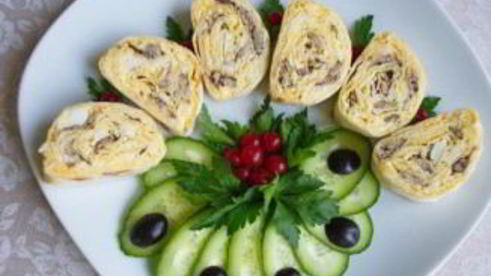 лаваш со шпротами