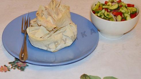 мясо в лаваше