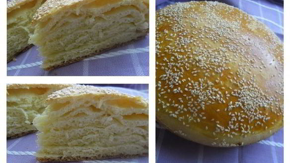 Рецепт Арабской лепешки Bint Al-sahn