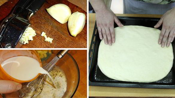 Рецепт Чесночных лепешек