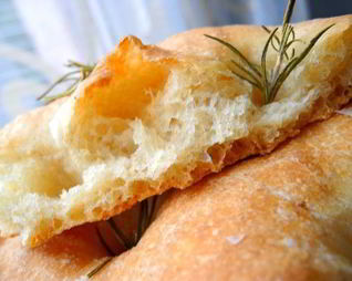 Фокачча на минеральной воде