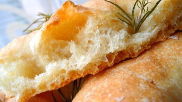 Рецепт Фокаччи на минеральной воде