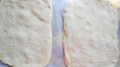 фокачча на минеральной воде