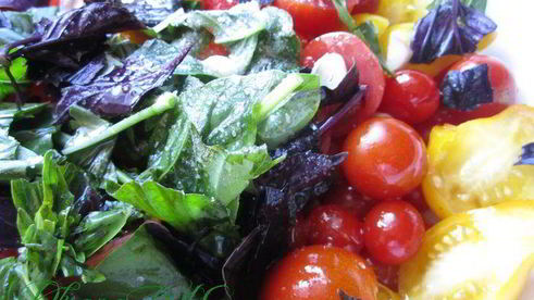 фокачча с ароматными томатами