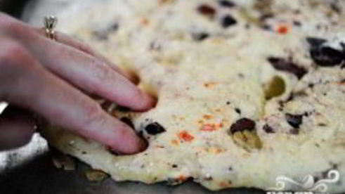 фокачча с маслинами