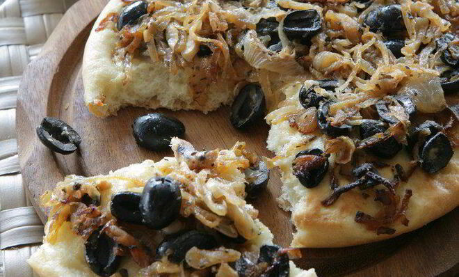 Фокачча с оливками