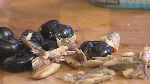 фокачча с оливками