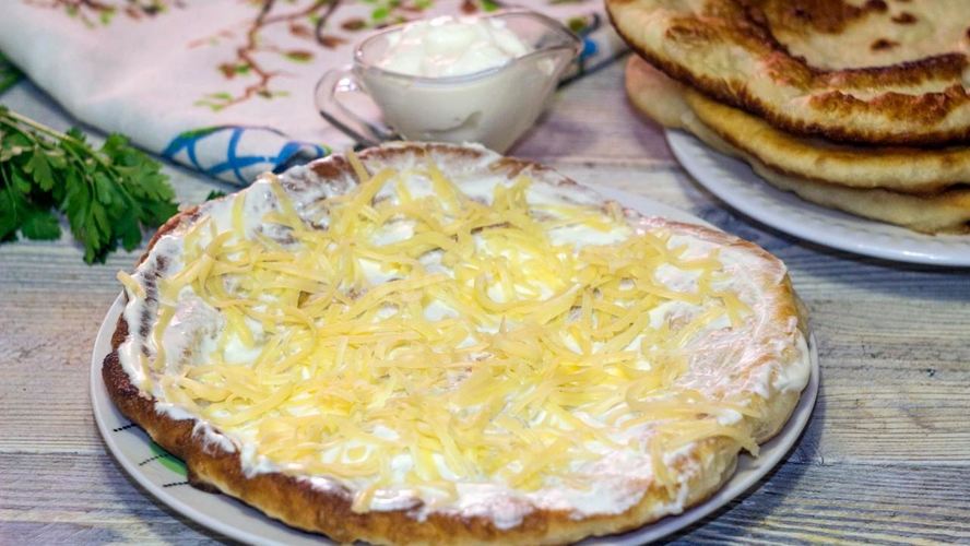 Рецепт лангоша лепешка