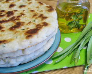 Лепешка с маслом