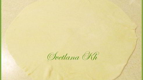 лепешки по-дунгански с мясом и зеленью