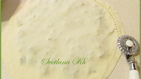 лепешки по-дунгански с мясом и зеленью