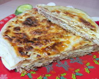 Лепешки с фаршем на сковороде