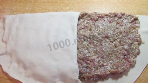 лепешки с фаршем на сковороде