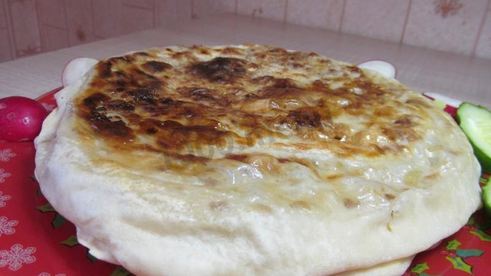 лепешки с фаршем на сковороде