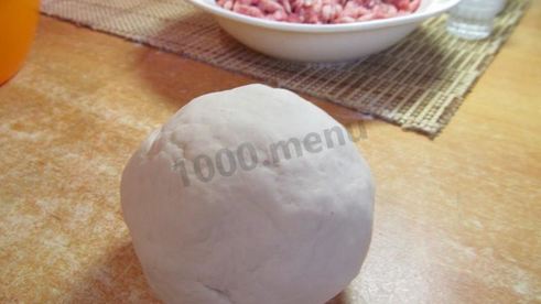 лепешки с фаршем на сковороде