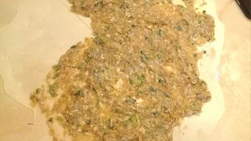 лепешки с начинкой за 5 минут