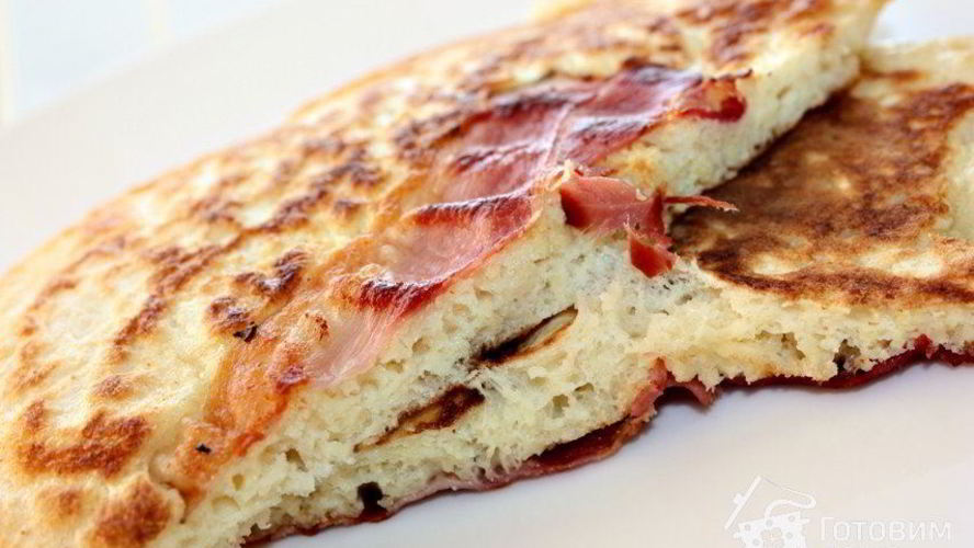 Рецепт липпетских блинных лепешек с беконом