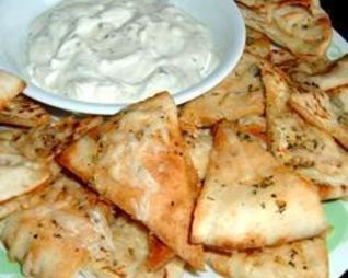 Пита с чесноком