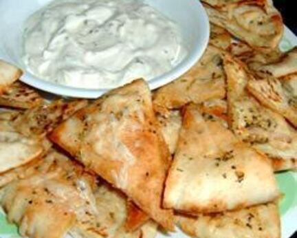 Пита с чесноком