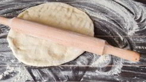 слоеные лепешки на сковороде