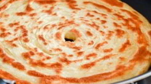 слоеные лепешки на сковороде