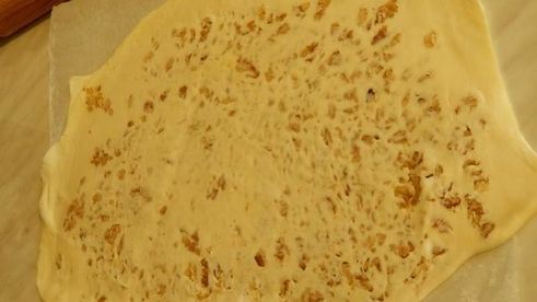 сырно-ореховая лепешка