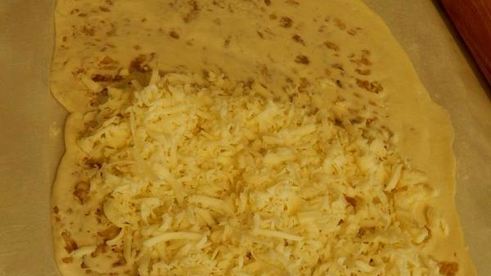 сырно-ореховая лепешка