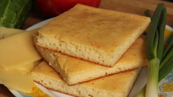 Рецепт Творожной лепешки из рисовой муки без глютена