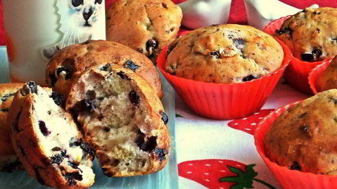 черничные маффины