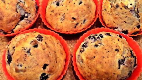 черничные маффины