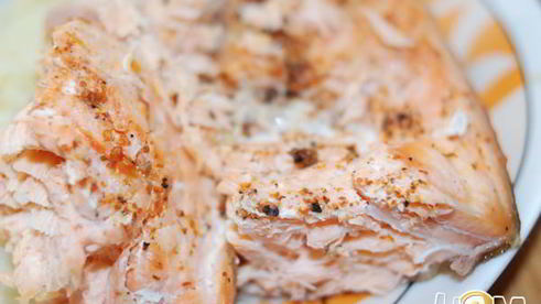 картофельные маффины с лососем и зеленью