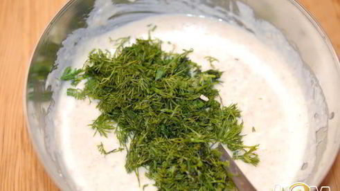 картофельные маффины с лососем и зеленью