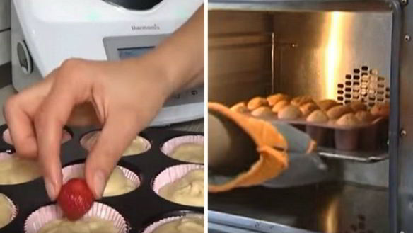 Рецепт Клубничных маффинов