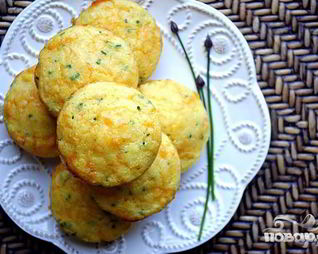 Кукурузные маффины с сыром Чеддер