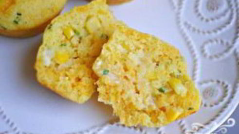кукурузные маффины с сыром чеддер