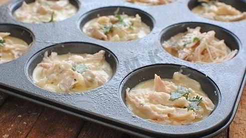 куриные маффины с сыром