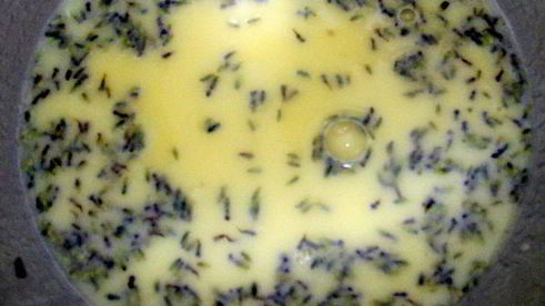 лавандово-яблочные маффины