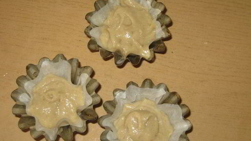 маффины банановые с кофейным кремом