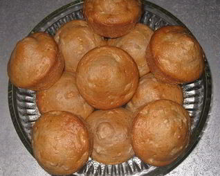 Маффины на кислом молоке с яблоками