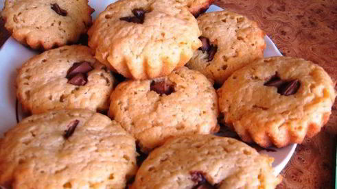 маффины на ряженке с шоколадом