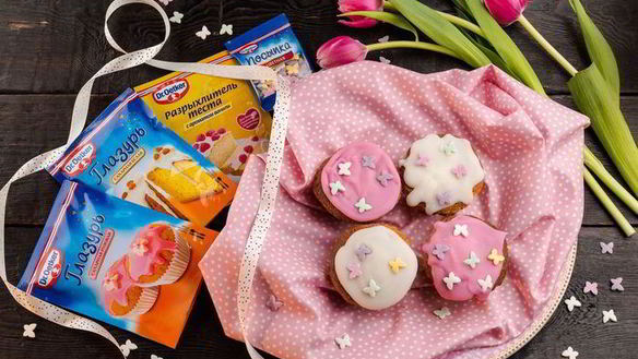 Рецепт Маффинов с малиной и черникой