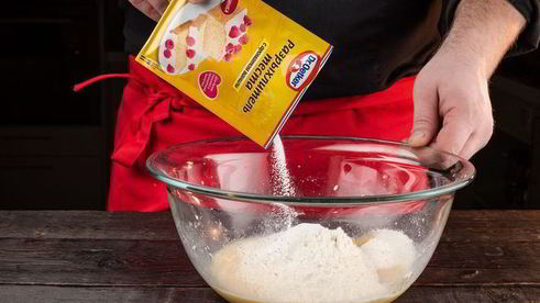 маффины с малиной и черникой