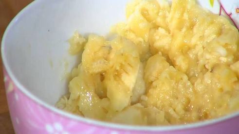 маффины с шоколадом и бананами