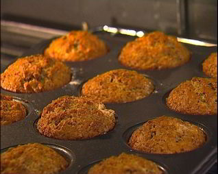 Маффины с шоколадом и грецкими орехами