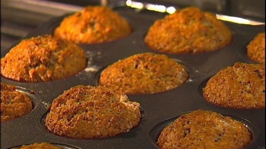 Рецепт маффинов с шоколадом и грецкими орехами